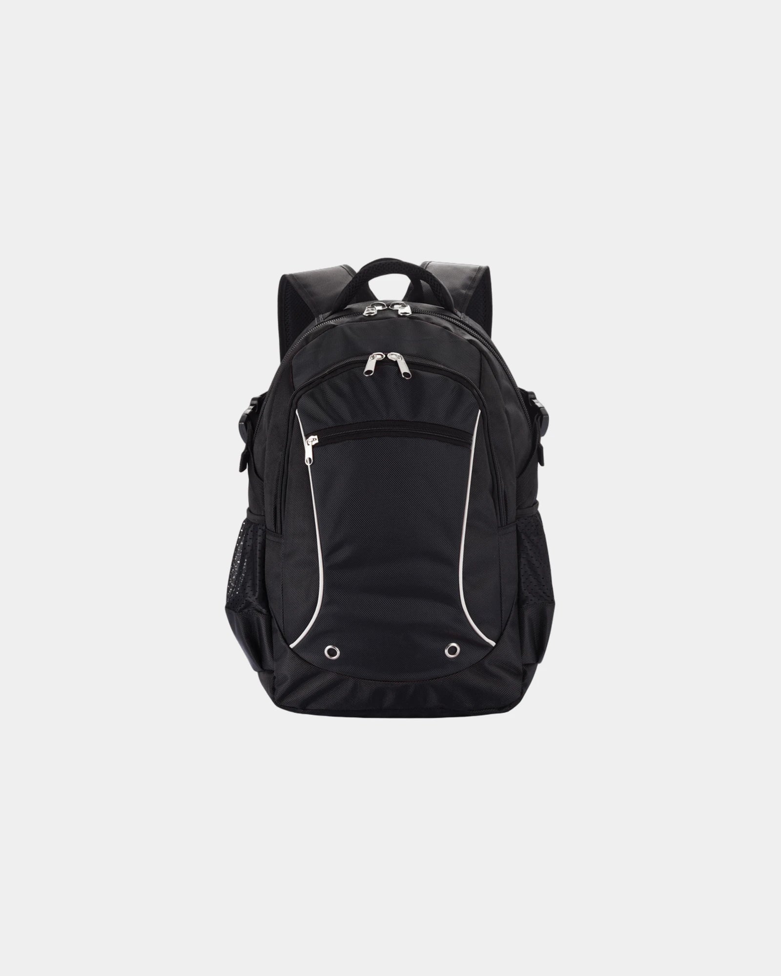 Rucksack Polyester 20L Denver zum Personalisieren - Schwarz