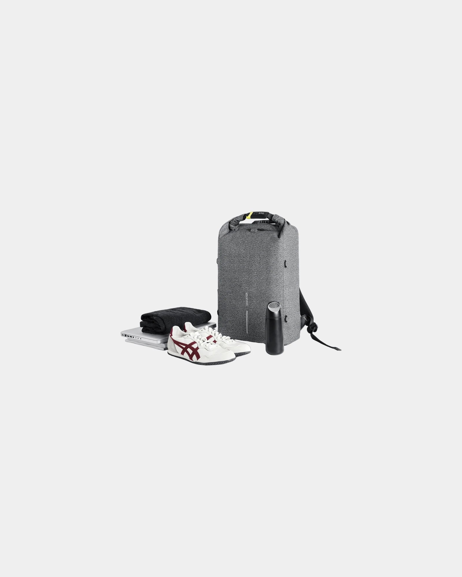 Rucksack Polyester grau Urban zum Personalisieren - 1