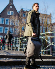 Rucksack Polyester grau Urban zum Personalisieren - 10