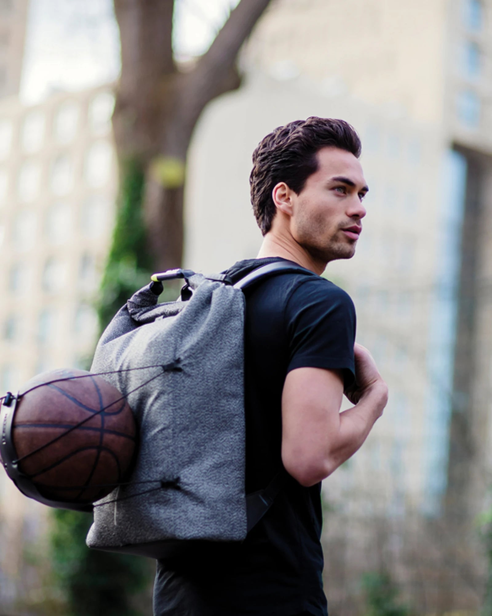 Rucksack Polyester grau Urban zum Personalisieren - 9