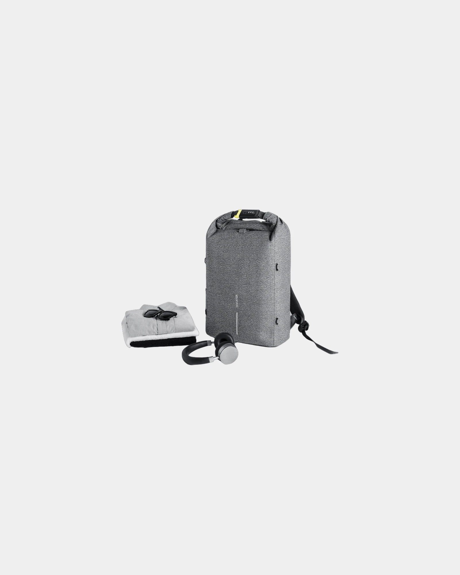 Rucksack Polyester grau Urban zum Personalisieren - Grau