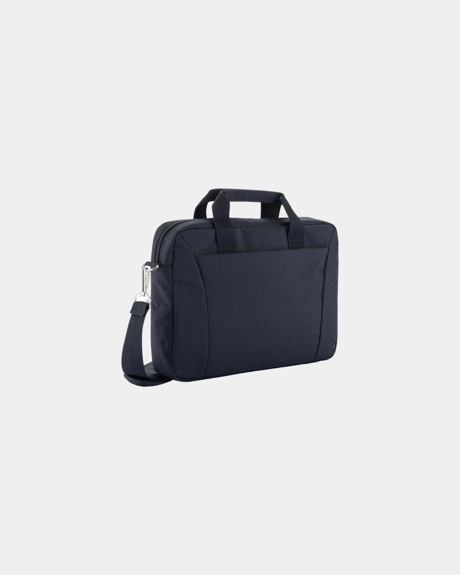 Schultertasche für Laptop 15,4" Polyester zum Personalisieren - Schwarz