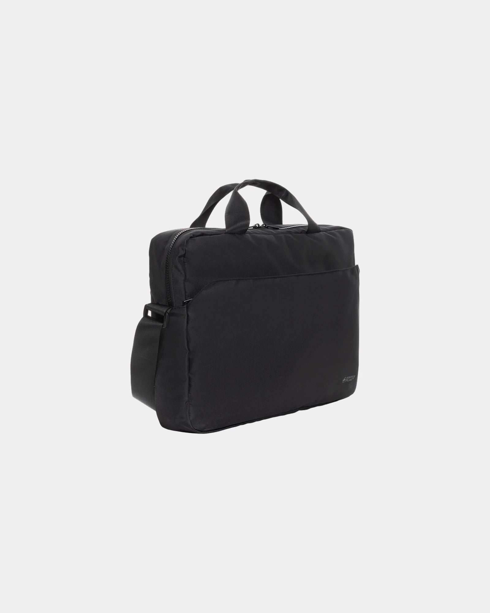 Laptoptasche rPET Swiss Peak Essential zum Personalisieren - Schwarz