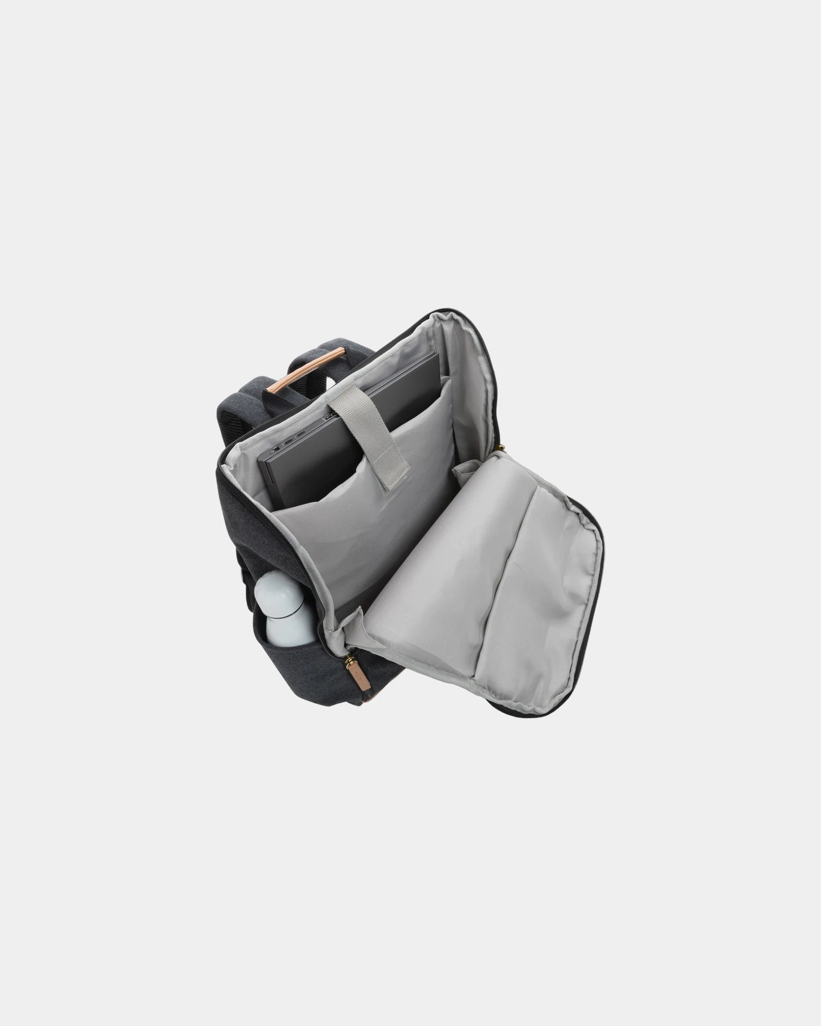 Rucksack recycelt 17L schwarz zum Personalisieren - 5