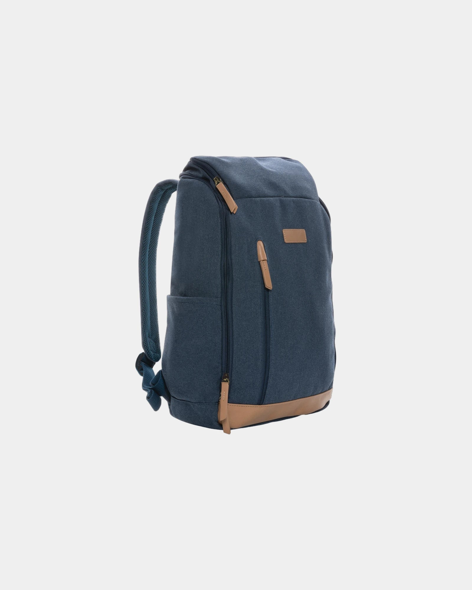 Rucksack recycelt 17L schwarz zum Personalisieren - Blau