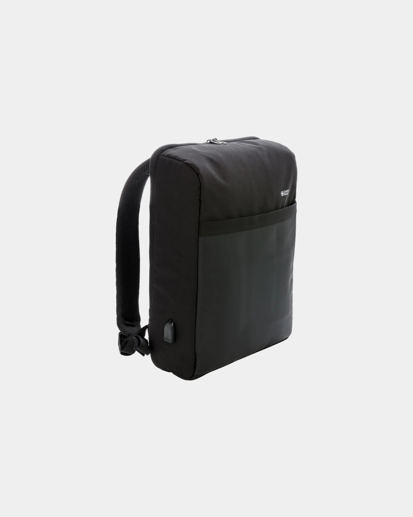 Rucksack Polyester schwarz 15'' antivol zum Personalisieren - Schwarz