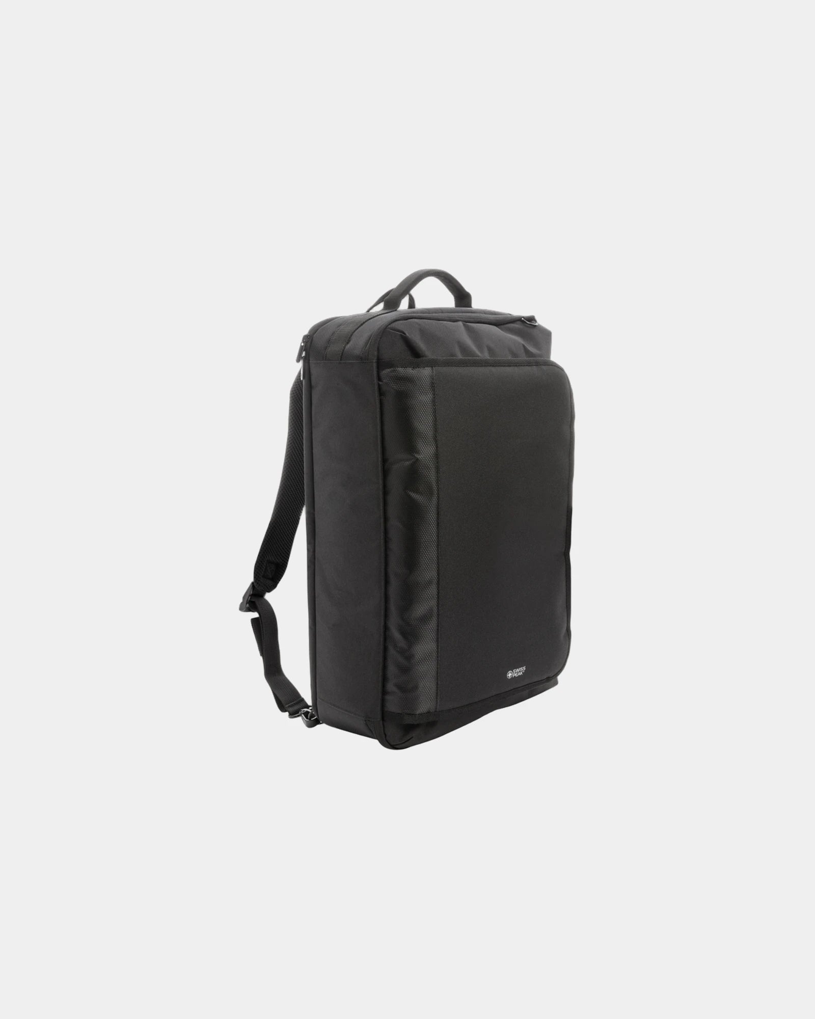 Reiserucksack Swiss Peak 4-in-1 zum Personalisieren - Schwarz