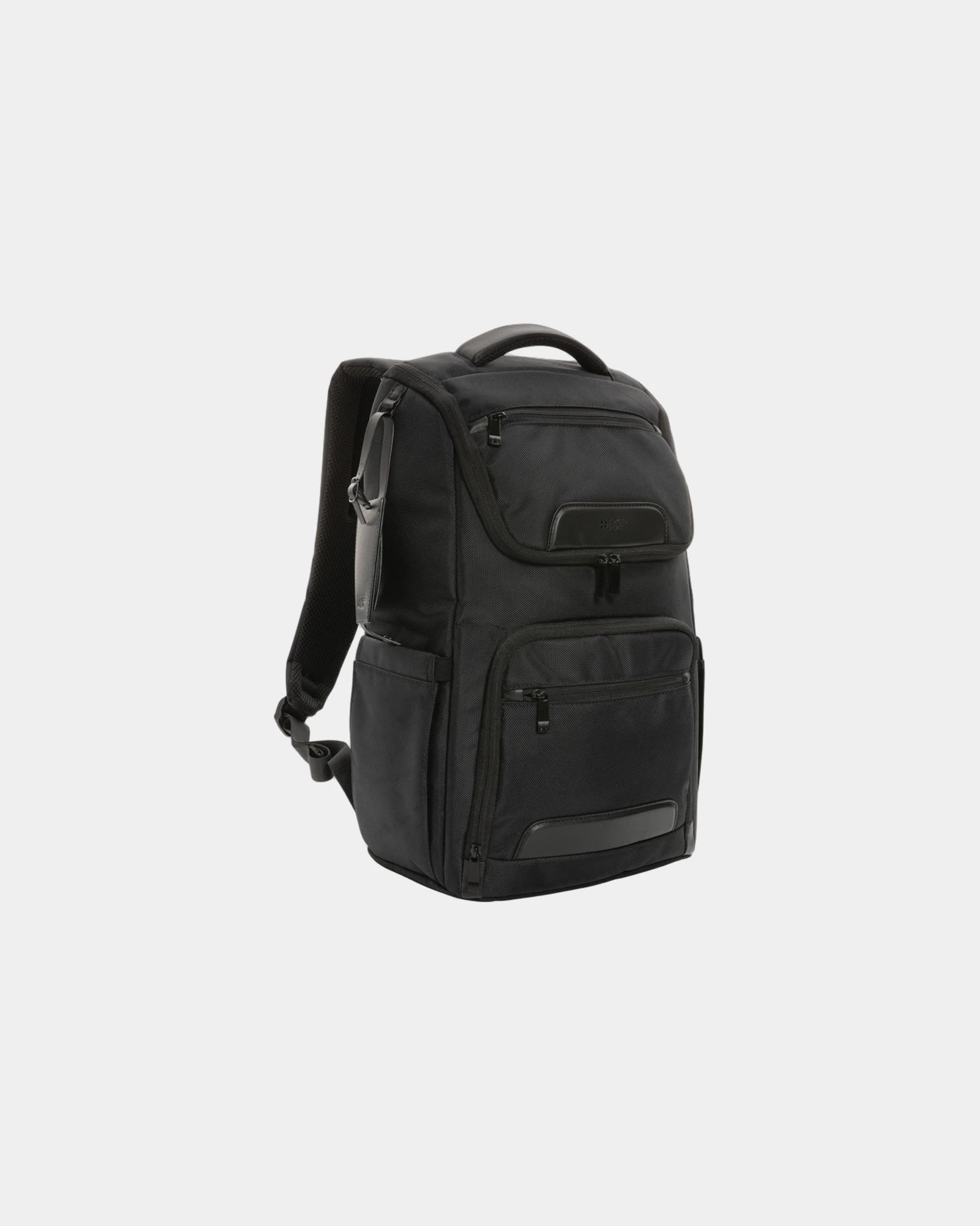 Rucksack rPET Swiss Peak Voyager zum Personalisieren - Schwarz