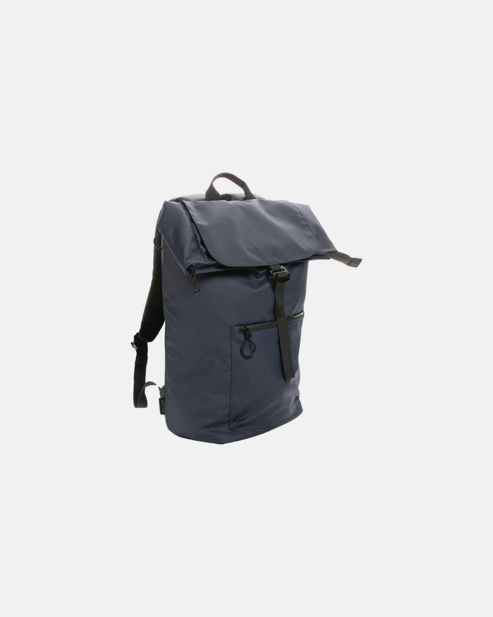 Rucksack rPET wasserdicht 15,6" zum Personalisieren - Marineblau