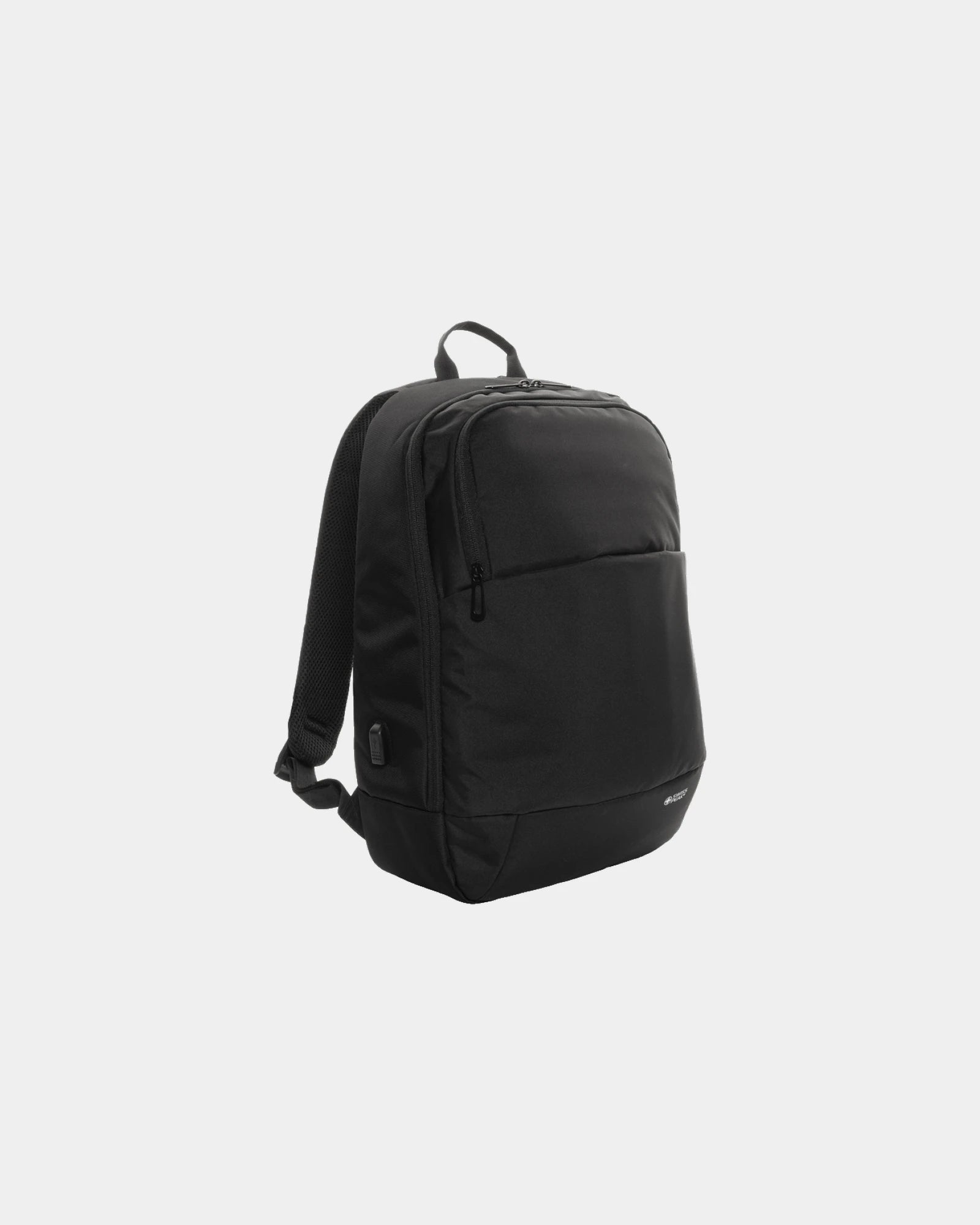 Rucksack rPET Swiss Peak AWARE™ 15,6" zum Personalisieren - Schwarz