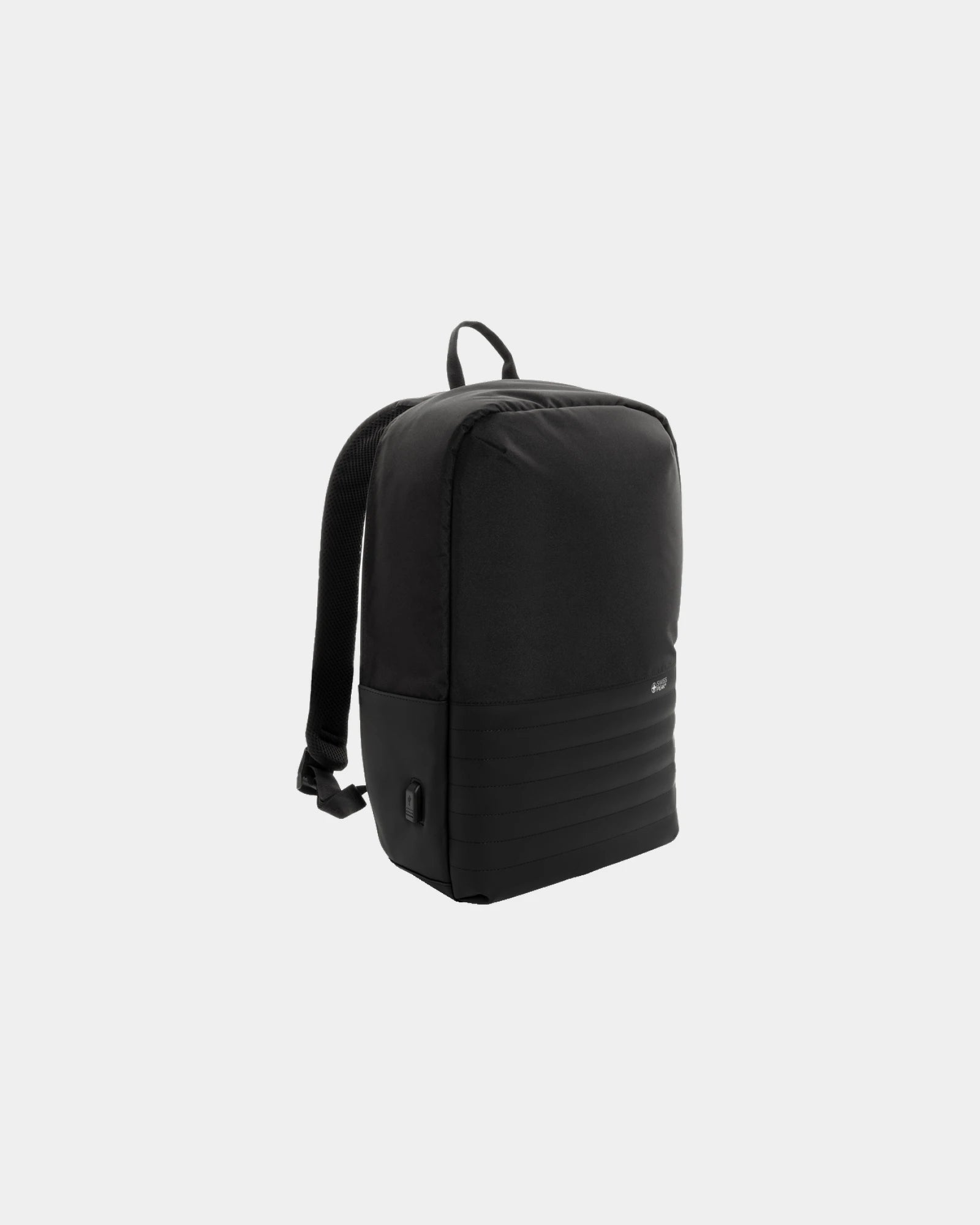 Rucksack rPET Swiss Peak AWARE™ 15.6" zum Personalisieren - Schwarz