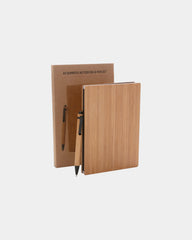 Notizbuch Set A5 Bambus mit Stift zum Personalisieren - 4