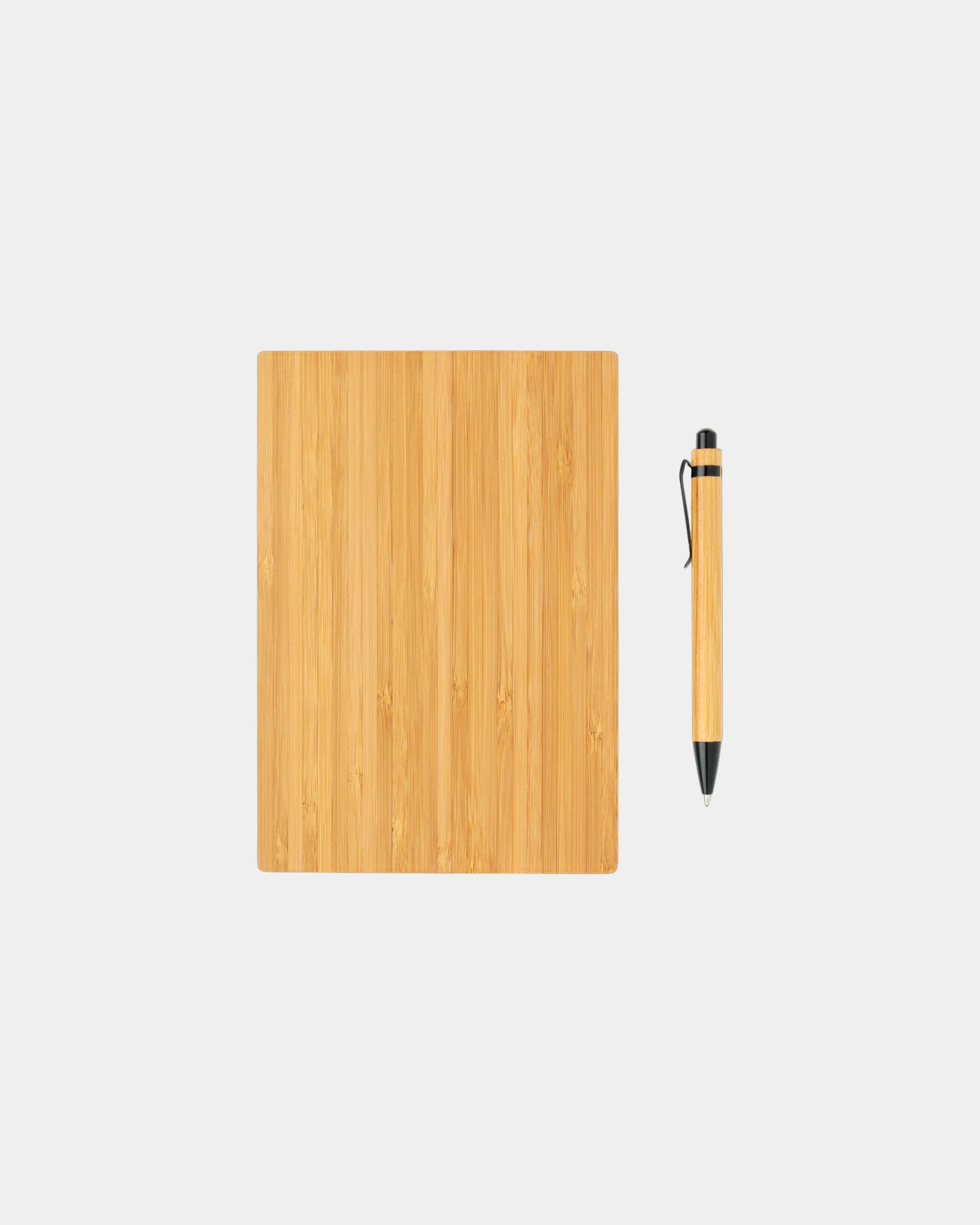Notizbuch Set A5 Bambus mit Stift zum Personalisieren - 3