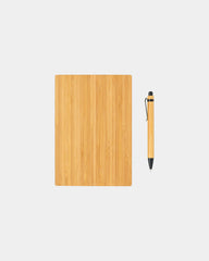 Notizbuch Set A5 Bambus mit Stift zum Personalisieren - 3