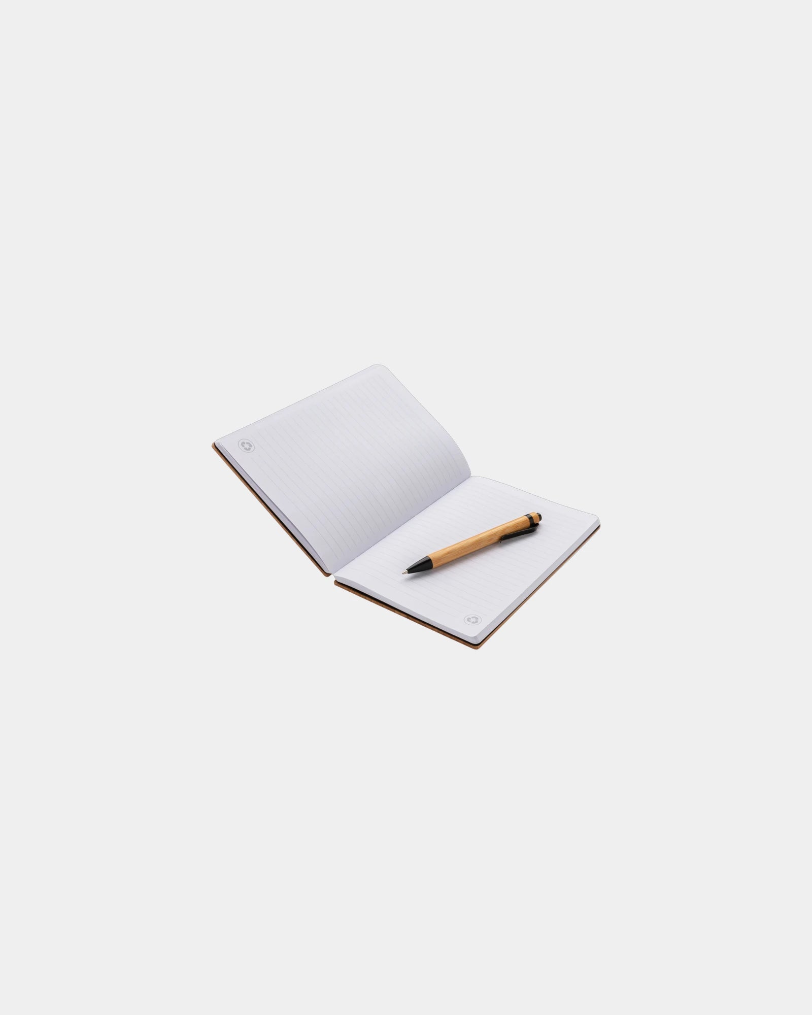 Notizbuch Set A5 Bambus mit Stift zum Personalisieren - 2