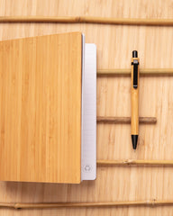 Notizbuch Set A5 Bambus mit Stift zum Personalisieren - 6