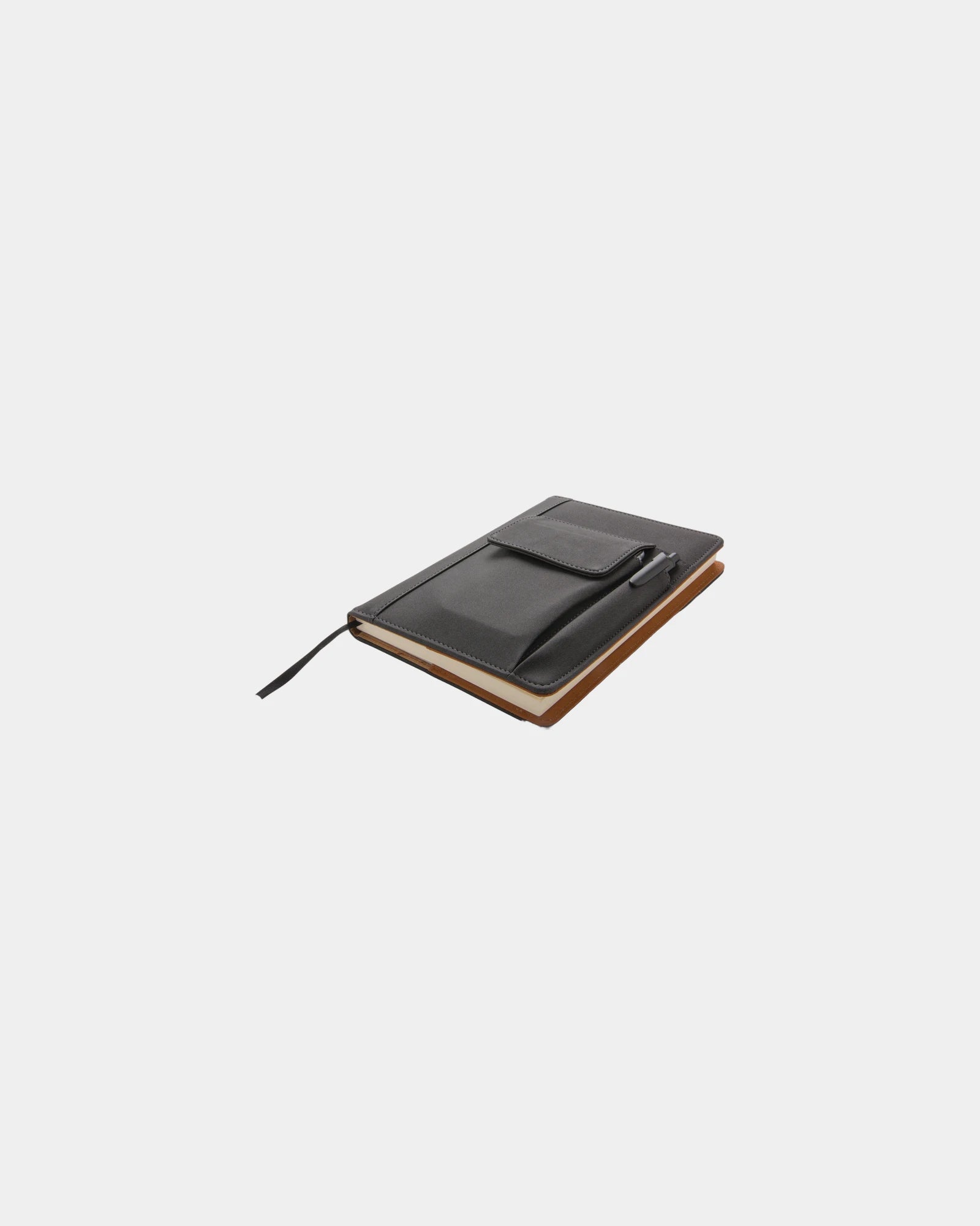 Notizbuch PU mit Handyfach zum Personalisieren - 2