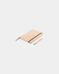 Notizbuch A5 Kork mit Bambus-Stift zum Personalisieren - 1