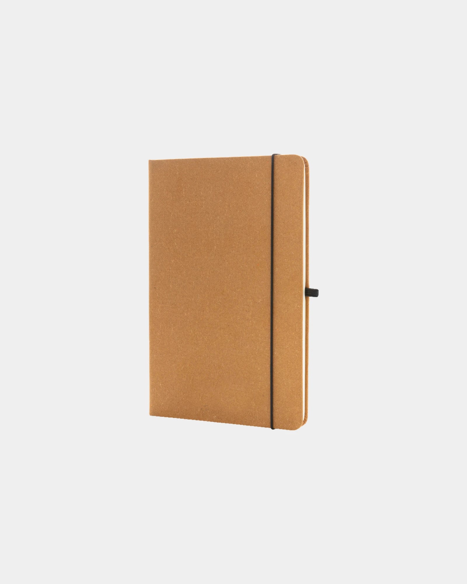 Notizbuch A5 recyceltes Leder GRS zum Personalisieren - Braun
