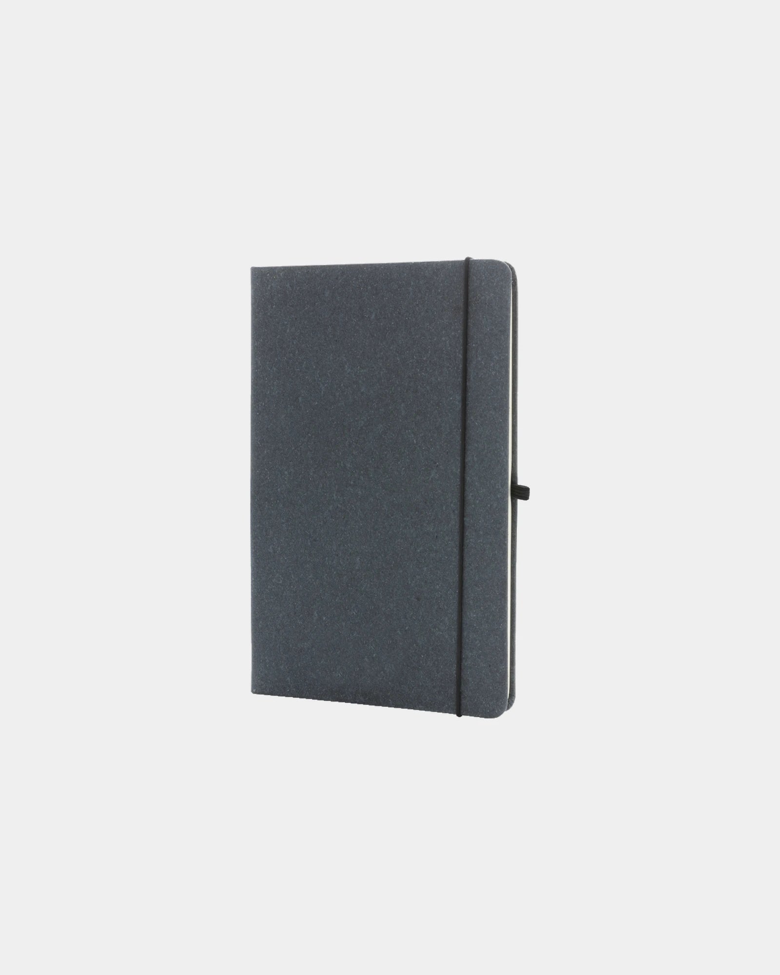 Notizbuch A5 recyceltes Leder GRS zum Personalisieren - Grau