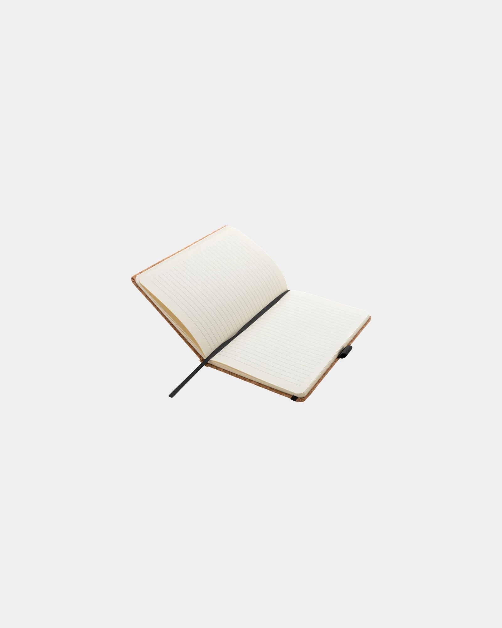 Notizbuch A5 aus Kork mit elastischem Verschluss zum Personalisieren