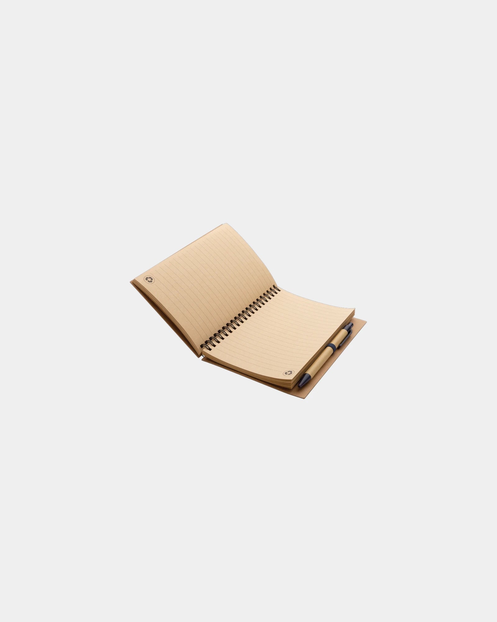 Notizbuch recycelt mit Stift zum Personalisieren - 3