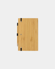 Notizbuch FSC® Bambus Set mit Bleistift zum Personalisieren - 4