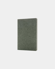 Notizbuch recycelt GRS grau 21 x 14,2 cm zum Personalisieren - Grün