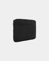 Pochette für Laptop 15,6" aus recycelter Baumwolle zum Personalisieren - Schwarz