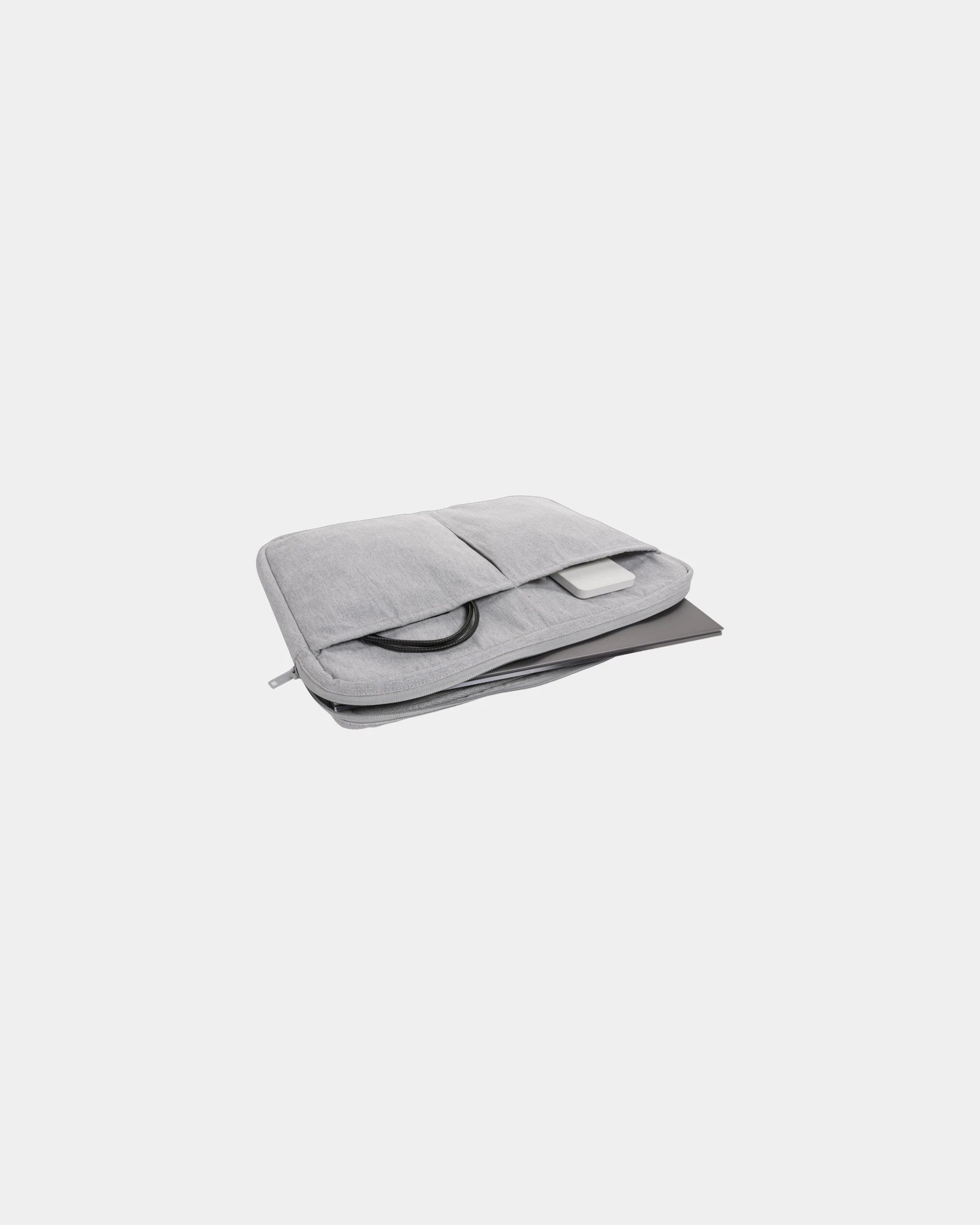 Pochette für Laptop 15,6" aus recycelter Baumwolle zum Personalisieren - 4