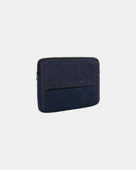 Laptophülle 15,6" aus rPET AWARE™ zum Personalisieren - Marineblau