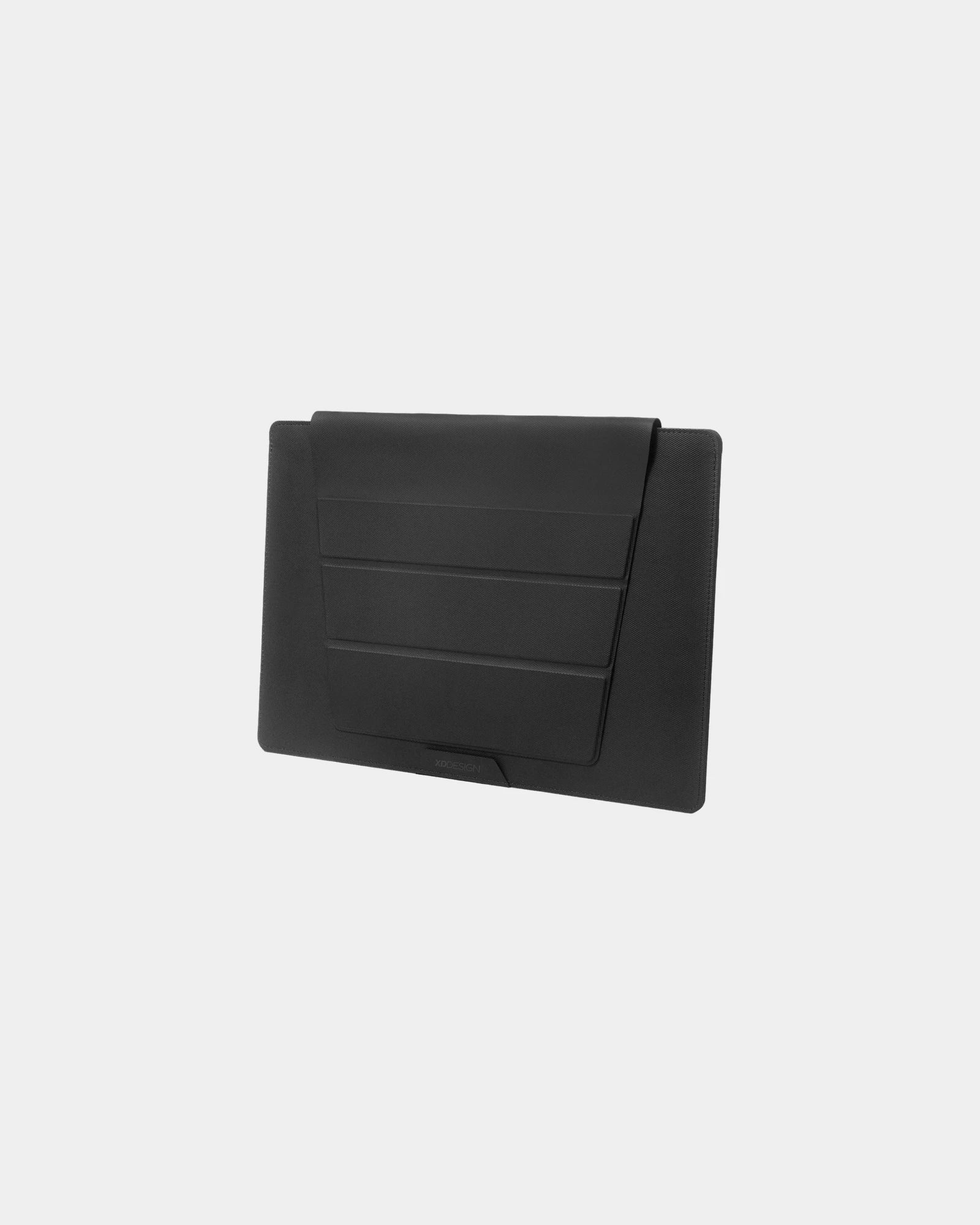 Housse für Laptop 14" PU rPET zum Personalisieren - Schwarz