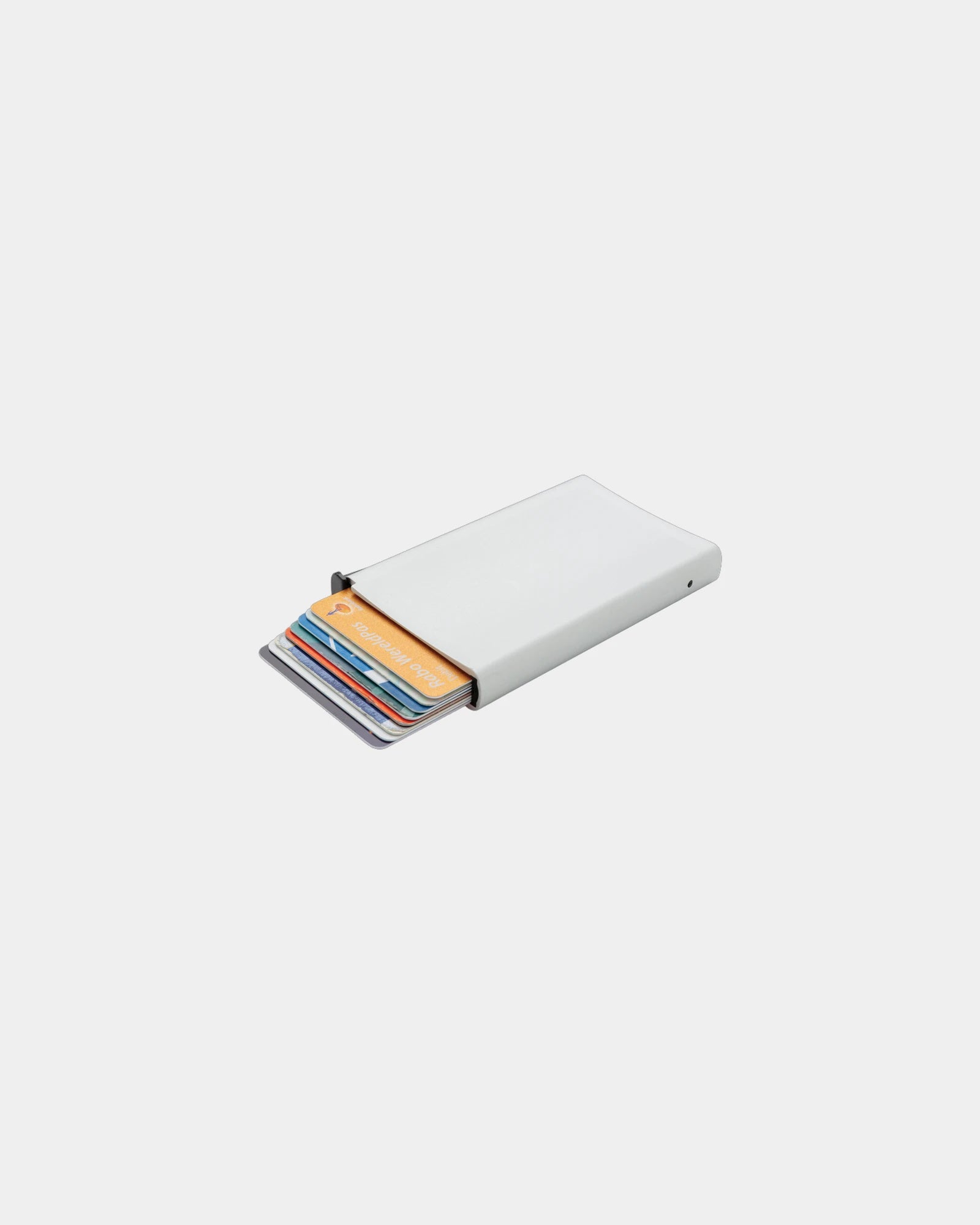 Kartenhalter Aluminium RFID-Schutz zum Personalisieren - Silber