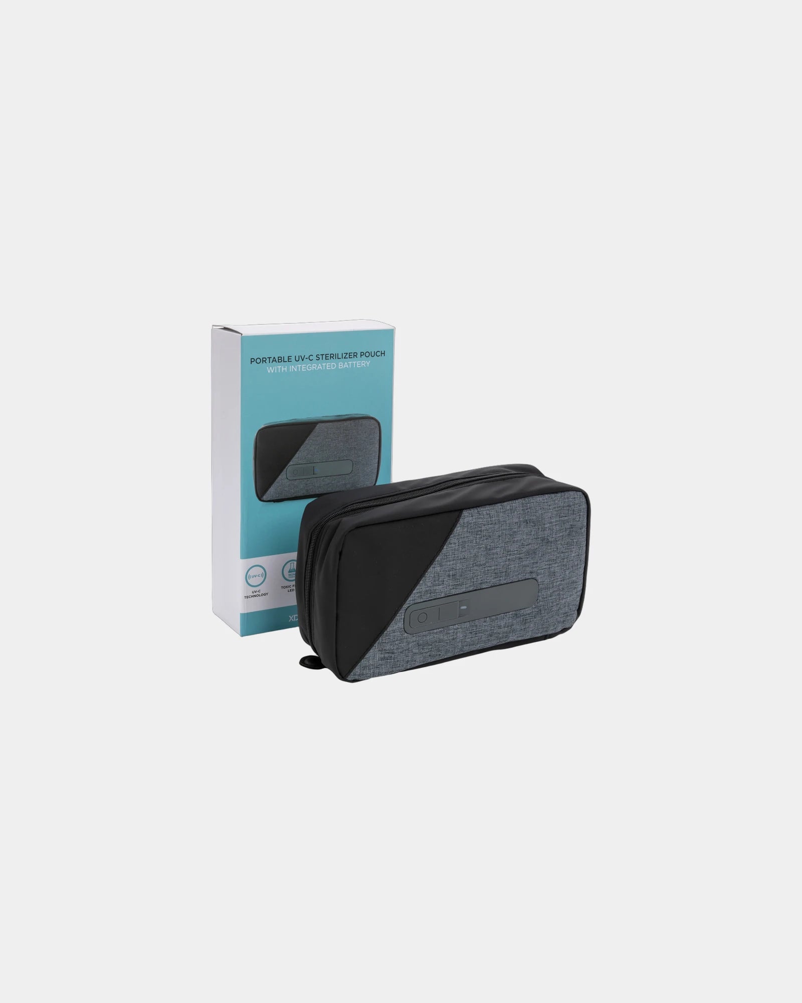 Personalisierbare UV-C Desinfektionspouch grau zum Personalisieren - 7