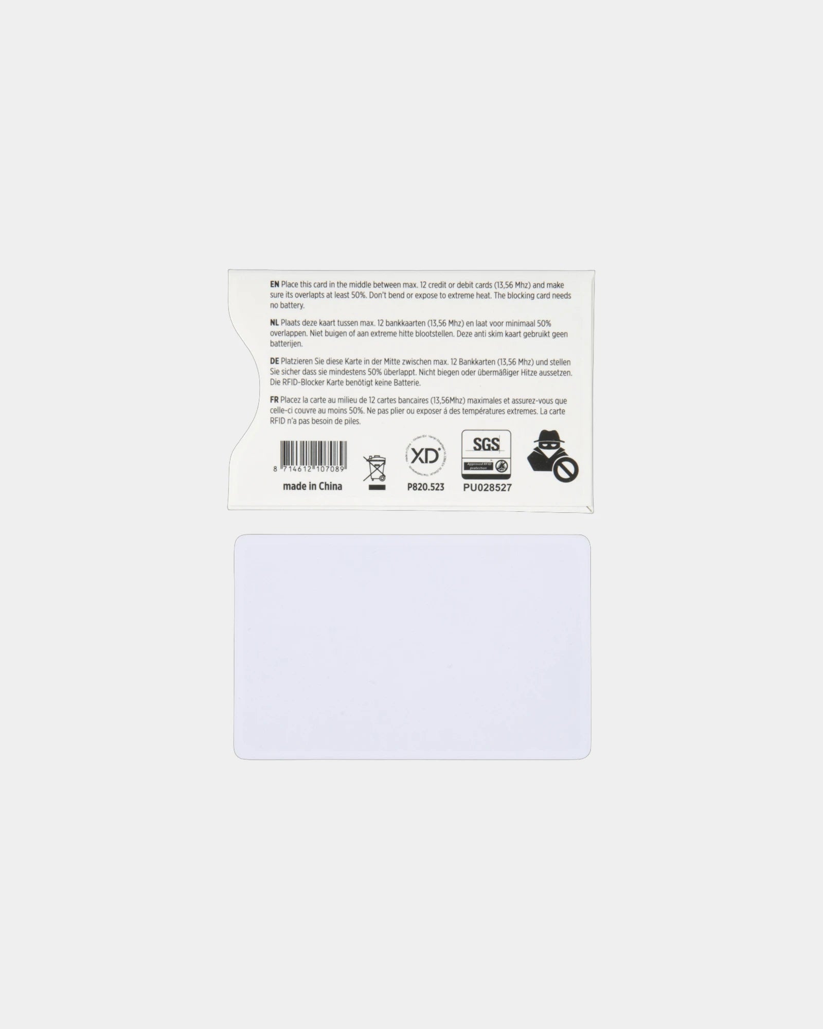 Bouclier anti RFID PVC zum Personalisieren - 3