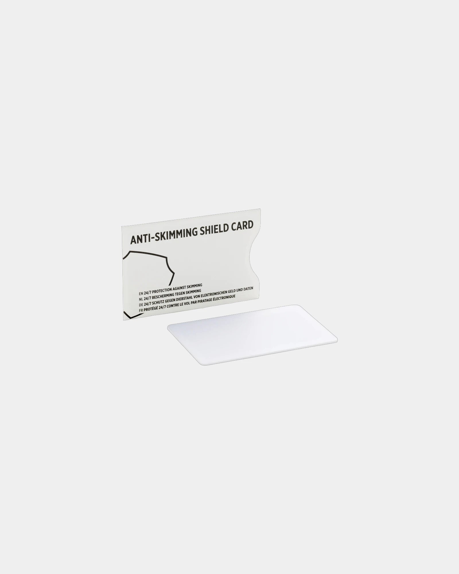 Bouclier anti RFID PVC zum Personalisieren - Weiß