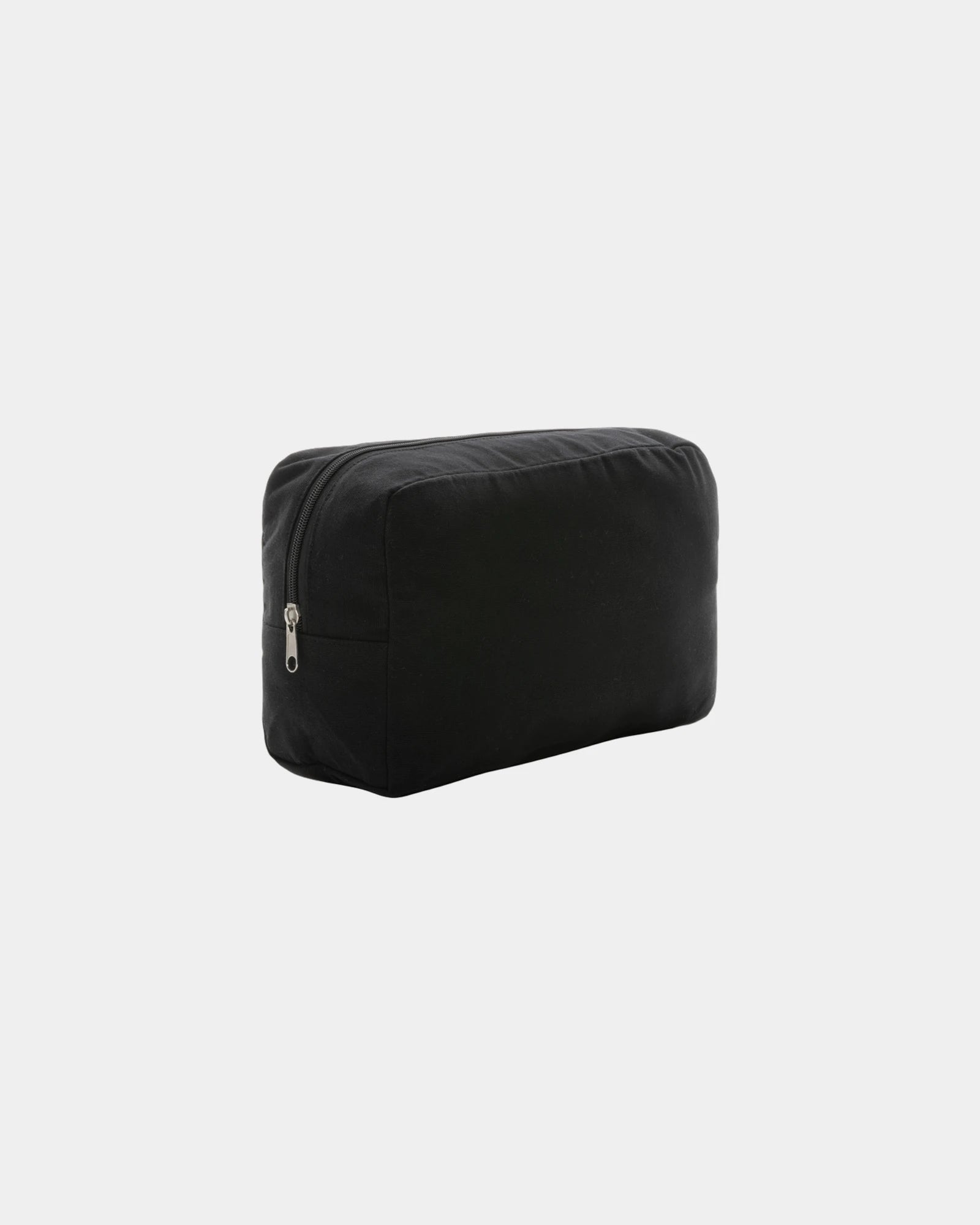 Kosmetiktasche recycelt 285 g/m² zum Personalisieren - Schwarz