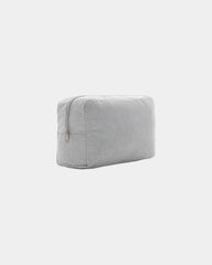 Kosmetiktasche recycelt 285 g/m² zum Personalisieren - Grau