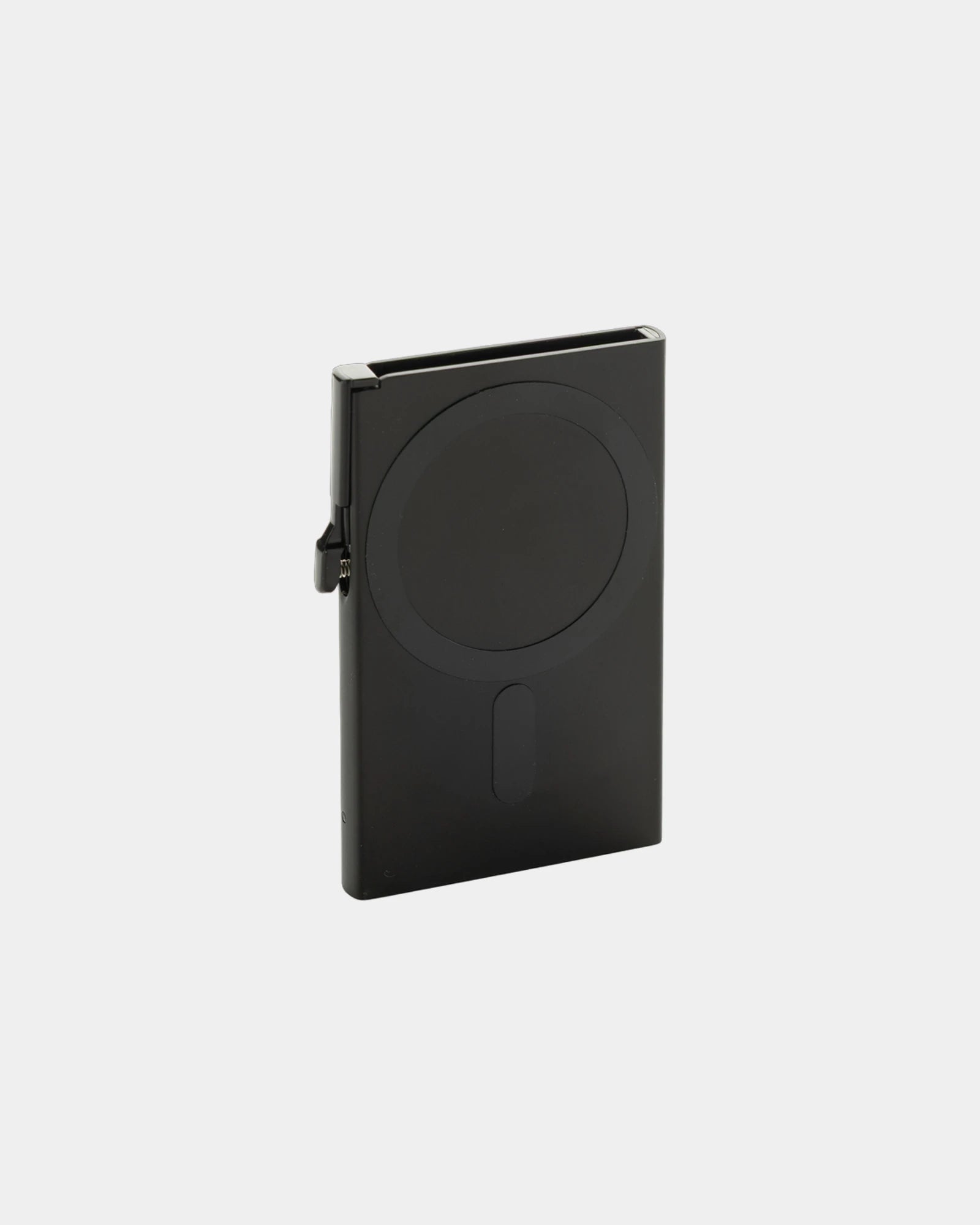 Kartenetui Aluminium Magnetisch zum Personalisieren - Schwarz