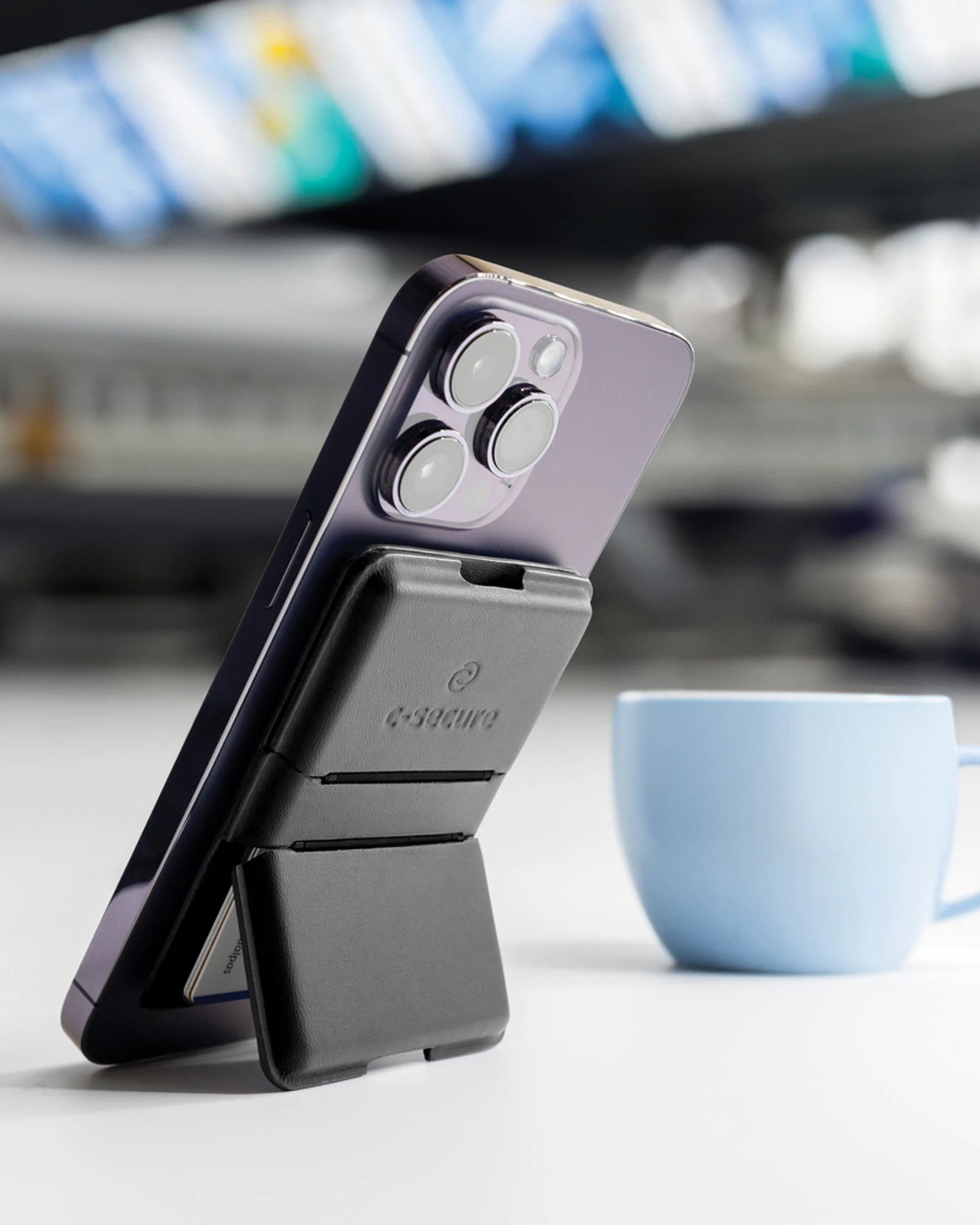 Kartenetui PU schwarz C-Secure zum Personalisieren - 8