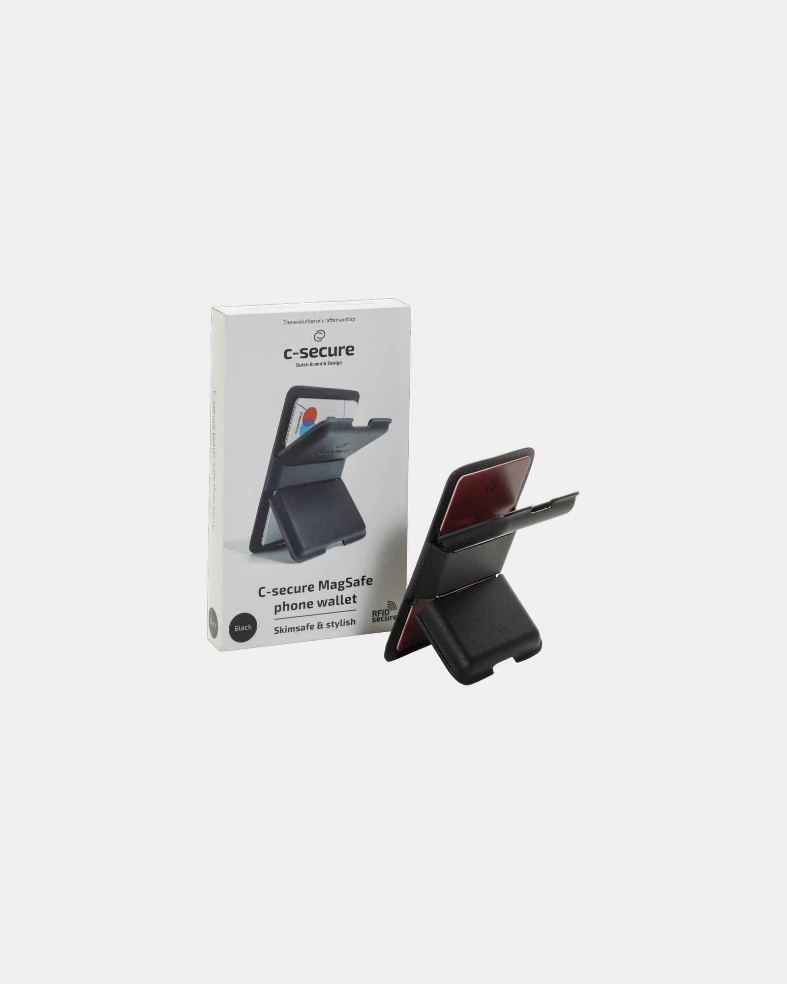 Kartenetui PU schwarz C-Secure zum Personalisieren - 2