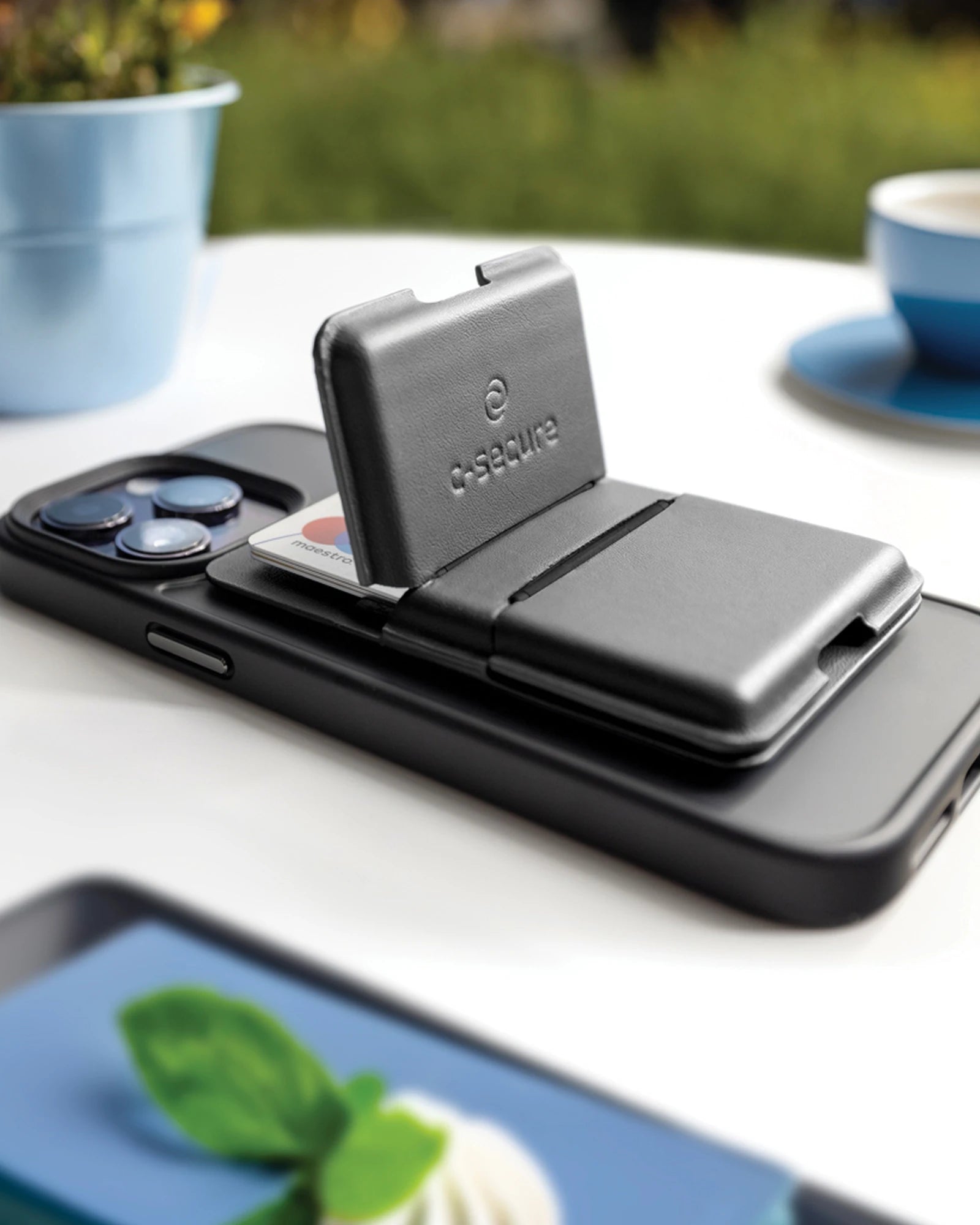 Kartenetui PU schwarz C-Secure zum Personalisieren - 9