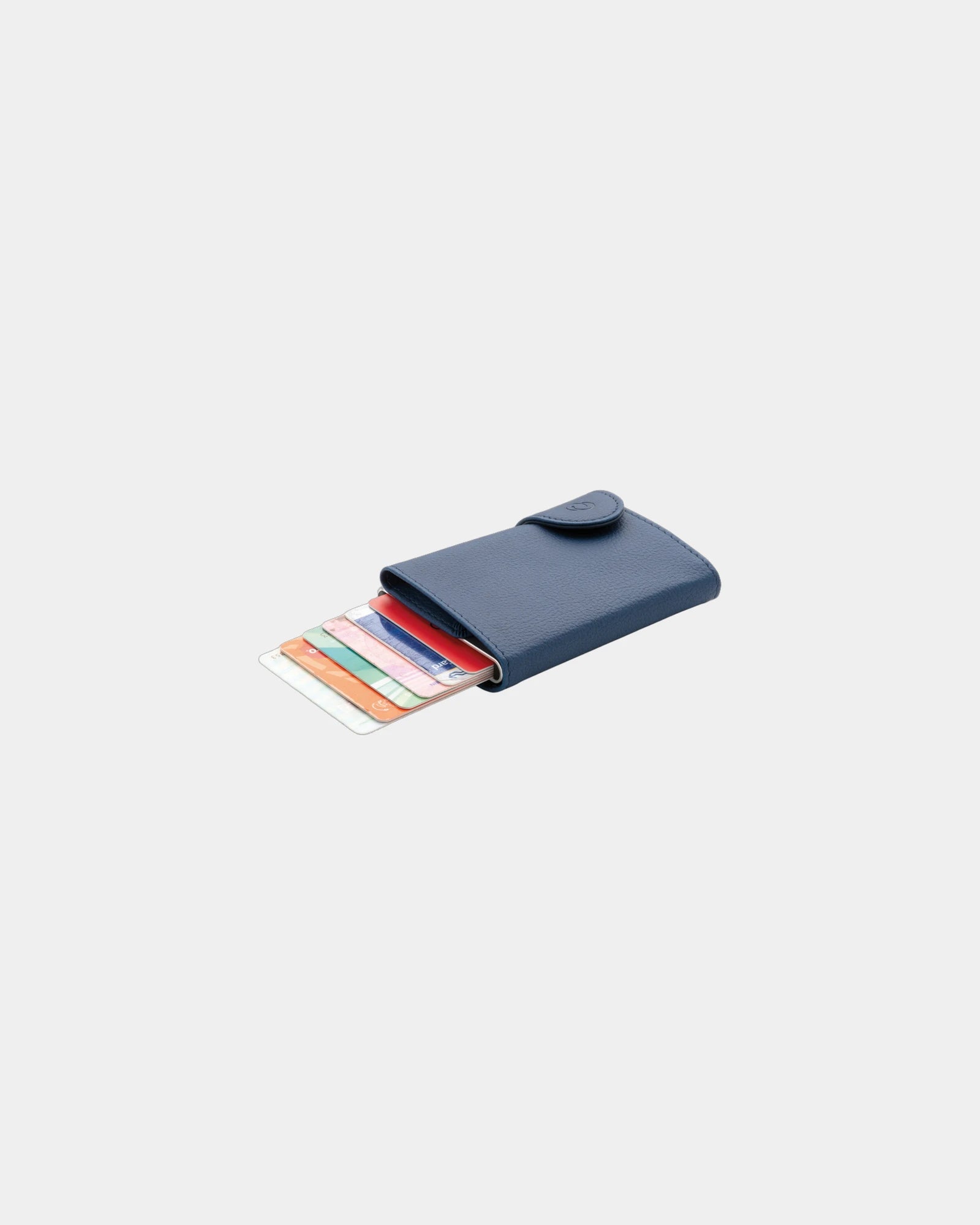 Kartenetui Aluminium C-Secure zum Personalisieren - Blau