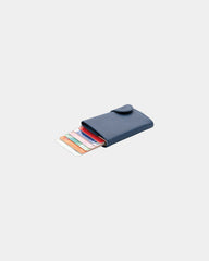 Kartenetui Aluminium C-Secure zum Personalisieren - Blau