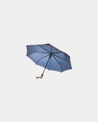 Mini Parapluie 21" rPET beige schwarz zum Personalisieren - Marineblau