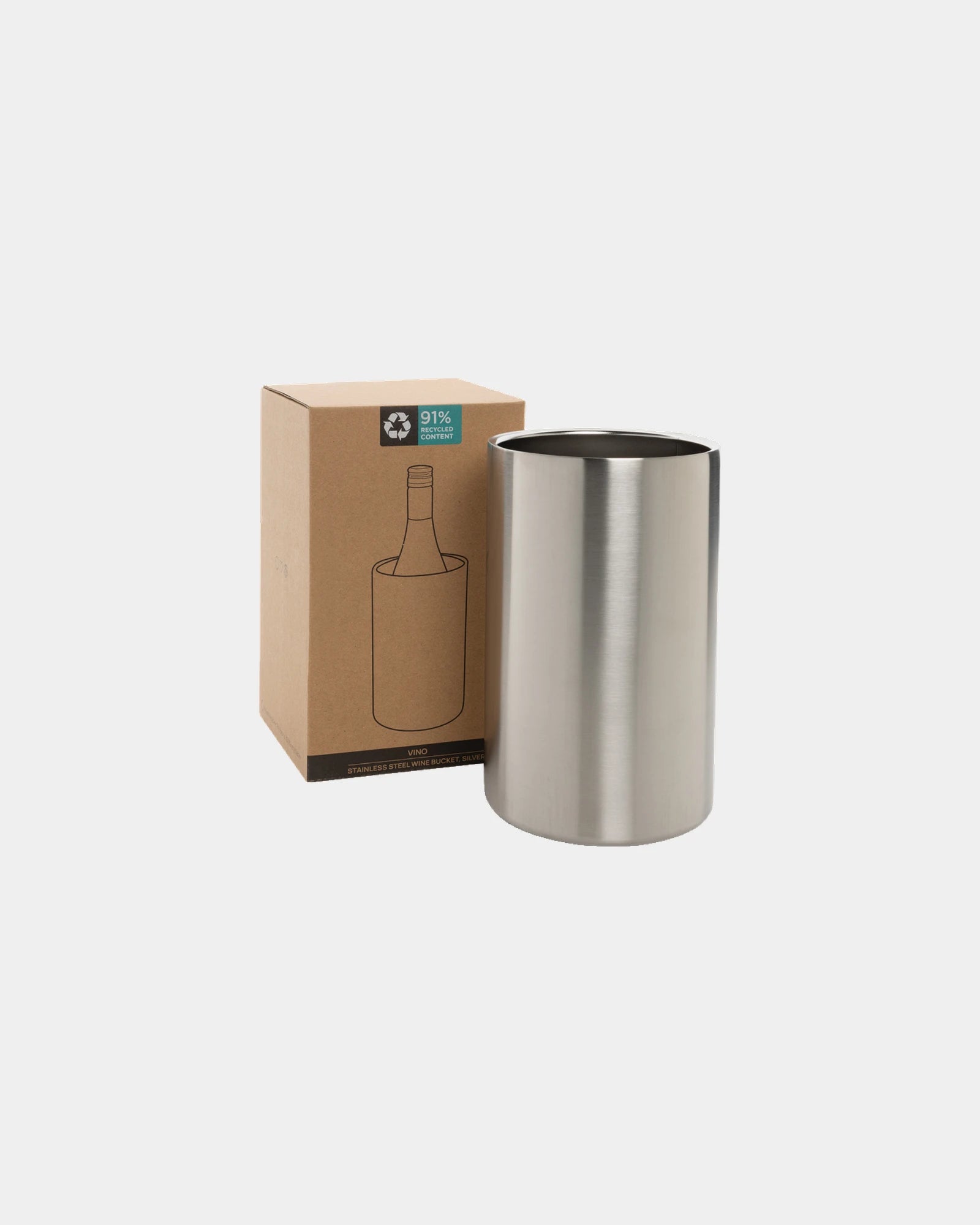 Weinsektor Edelstahl recycelt RCS Vino zum Personalisieren