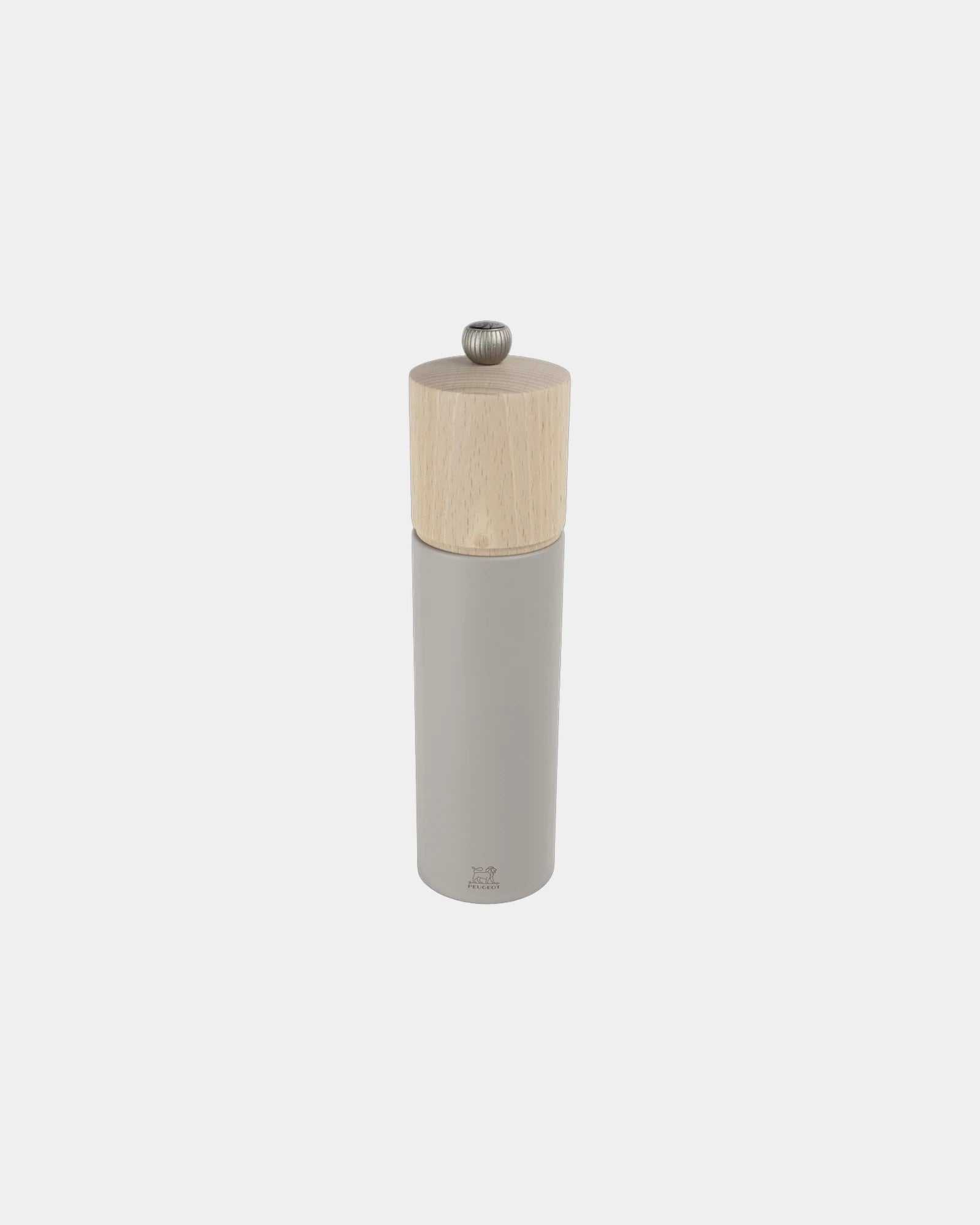 Pfeffermühle Buche Peugeot 21 cm zum Personalisieren - Kieselgrau