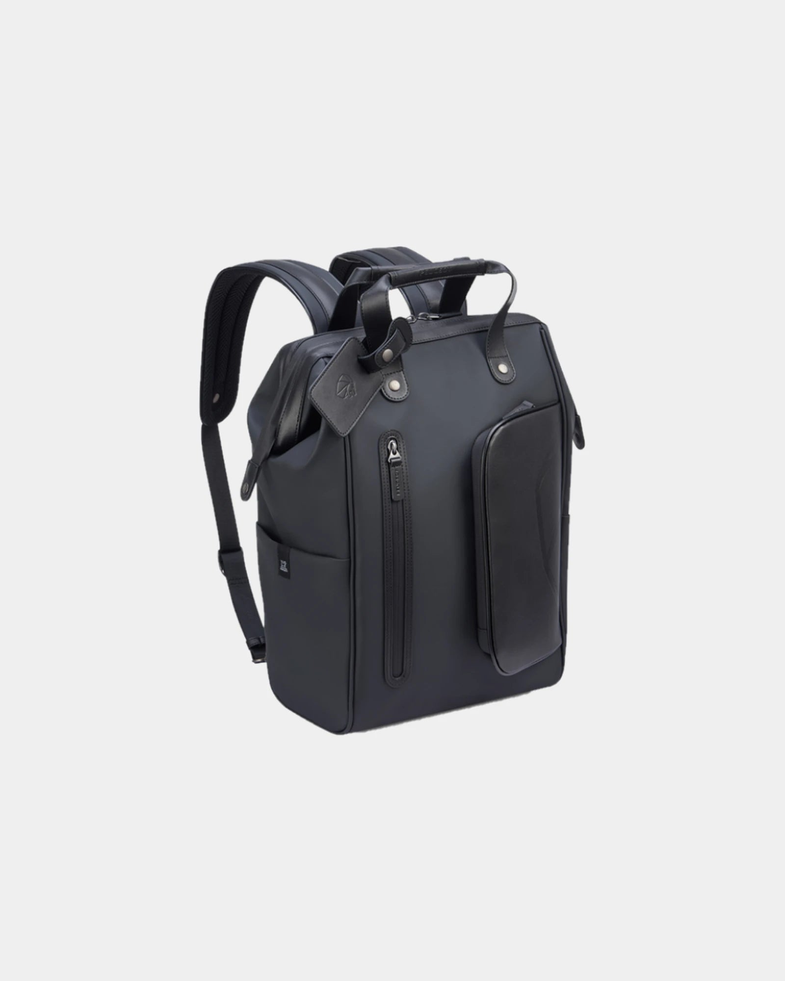 Rucksack Polyester recycelt Peugeot 46 cm zum Personalisieren - Schwarz