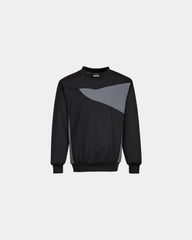 Sweatshirt Polyester Baumwolle PW2 S1 zum Personalisieren - Grau