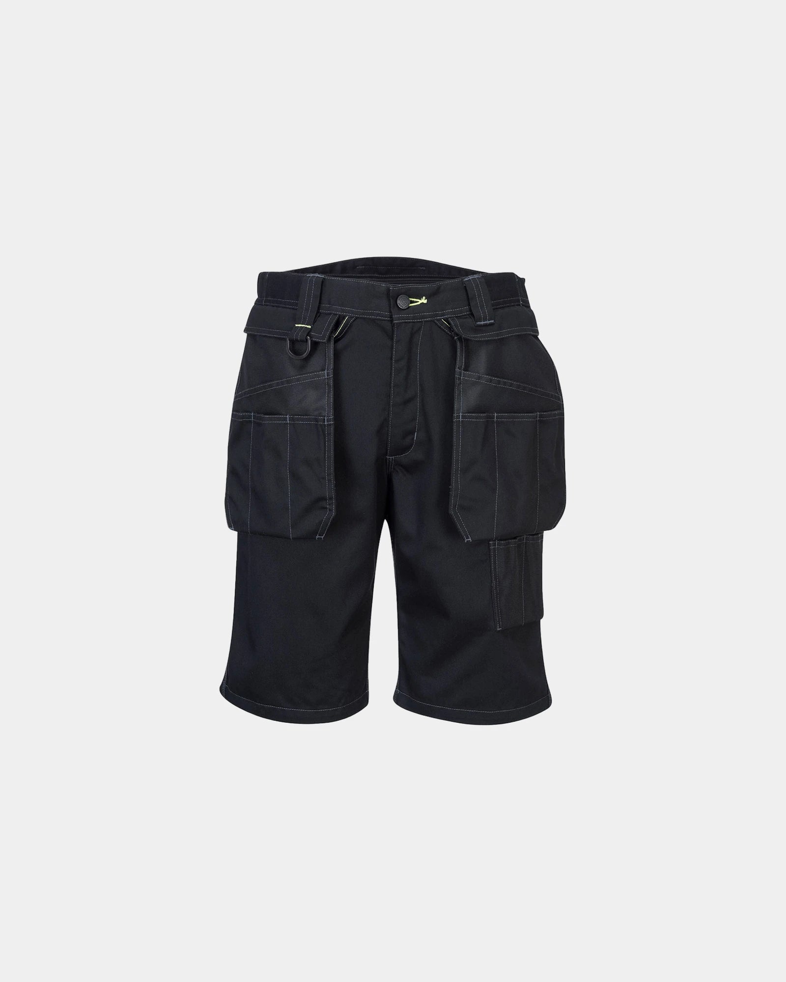 Bermuda PW3 Work Portwest zum Personalisieren - Schwarz-Himmelblau